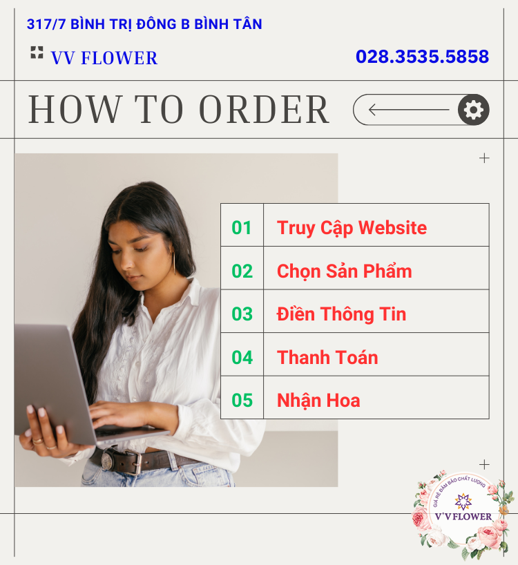 HẠNH PHÚC MỖI NGÀY CÙNG VV FLOWER - SHOP HOA TƯƠI QUẬN PHÚ NHUẬN | V'V FLOWER - Shop Hoa Tươi