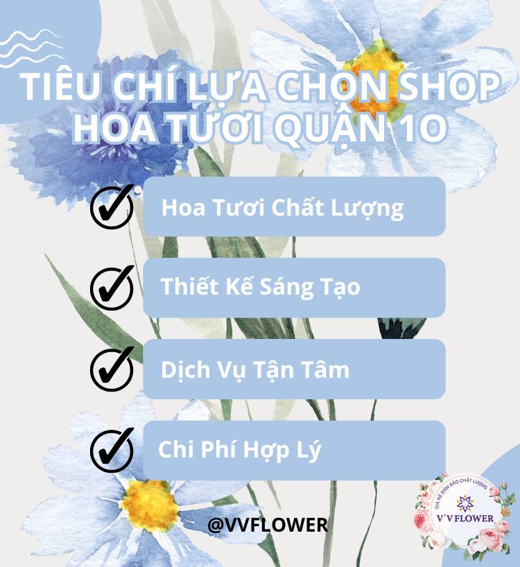 Shop hoa tươi quận 10